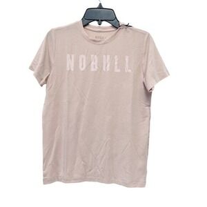 NoBull Kid's Unisex Dusty Rose Stretchy Training Athletic Casual Shirt Small